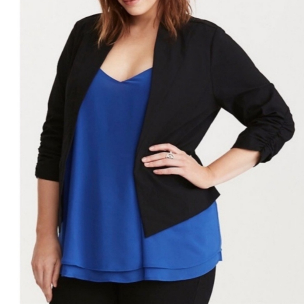 Torrid Black Blazer Size 00